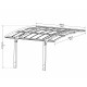 Carport em alumínio cinzento e policarbonato Arizona Breeze 5000 - Palram - Canopia