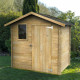 Abrigo de jardim Livia 198x130cm Porta cega simples + Janela - ALCE