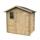 Abrigo de jardim Livia 198x130cm Porta cega simples + Janela - ALCE