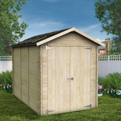Abrigo de jardim em madeira Fiamma 178X273 cm - Porta dupla cega - ALCE