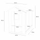 Abrigo de jardim em madeira HOBBY 146x146cm - Porta com uma janela - ALCE