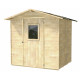 Abrigo de jardim Vaniglia em abeto 200x207cm - Porta com uma janela - ALCE