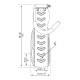 Suporte vertical para bicicletas para abrigos Yukon, Skylight e Rubicon - Canopia
