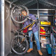 Suporte vertical para bicicletas para abrigos Yukon, Skylight e Rubicon - Canopia