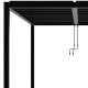 Pérgula bioclimática autoportante em alumínio graphite preto 4x3m - X-METAL