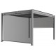 Persiana lateral cinzento claro 270cm pérgula bioclimática em alumínio X-METAL
