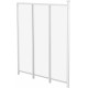 Painel lateral de alumínio e PC transparente para telhado de terraço branco 2,5m X-METAL