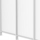 Painel lateral de alumínio e PC 4mm para telhado de terraço branco 2,5m X-METAL