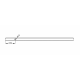 Kit caleiras brancas - pack pronto a instalar para abrigo PREMIUM Woodlife Garden dupla pendente cump. 4m