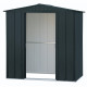 Abrigo de jardim em metal 2,48m² antracite - Top Atenea - DURAMAX