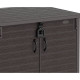 Esconde Lixo em PVC 850L castanho - DURAMAX 