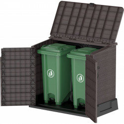 Esconde Lixo em PVC 850L castanho - DURAMAX