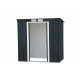 Abrigo de jardim em metal antracite 2,50m² - ECO PENTROOF - DURAMAX