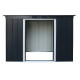 Abrigo de jardim em metal antracite 3,25m² - ECO PENTROOF - DURAMAX