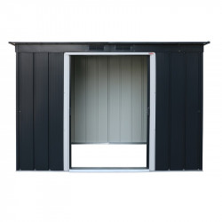 Abrigo de jardim em metal antracite 3,25m² - ECO PENTROOF - DURAMAX