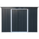 Abrigo de jardim em metal antracite 3,25m² - ECO PENTROOF - DURAMAX