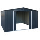 Abrigo de jardim em metal 11,68m² antracite - Eco Alcoy - Duramax