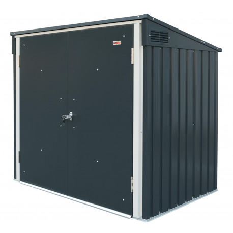 Abrigo para caixotes do lixo em metal 1440L m² Antracite - Duramax