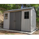 Abrigo em resina escovada Oakland 1175 Brossium 8m² + piso - Keter
