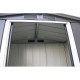 Abrigo de jardim em metal antracite 2,47m² - ECO DENIA - DURAMAX