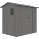 Abrigo de jardim em aço galvanizado Roka 4,08m² + Kit de ancoragem - X-METAL