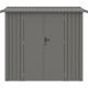 Abrigo de jardim em aço galvanizado Roka 4,08m² + Kit de ancoragem - X-METAL