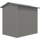 Abrigo de jardim em aço galvanizado Roka 4,08m² + Kit de ancoragem - X-METAL