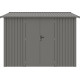 Abrigo de jardim em aço galvanizado Roka 9m² + Kit de ancoragem - X-METAL