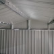 Abrigo de jardim em aço galvanizado Roka 9m² + Kit de ancoragem - X-METAL