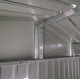 Abrigo de jardim em aço galvanizado Roka 9m² + Kit de ancoragem - X-METAL