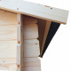 Abrigo de jardim em madeira Fiamma 178X273 cm - Porta dupla cega - ALCE