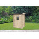 Abrigo de jardim em madeira HOBBY - 146x98cm - Porta com uma janela - ALCE