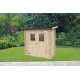 Abrigo de jardim em madeira HOBBY 198x98cm - Porta com vidro duplo - ALCE
