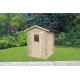 Abrigo de jardim em madeira HOBBY 146x146cm - Porta com uma janela - ALCE