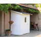Abrigo de jardim encostado Vaniglia madeira de abeto 207x102cm - Porta com uma janela - ALCE