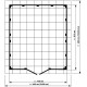 Abrigo de jardim em PVC 11,2m² UTILITY branco e cinzento-azulado Grosfillex
