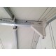 Abrigo de jardim em PVC 11,2m² UTILITY branco e cinzento-azulado Grosfillex
