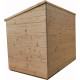 Cofre de jardim em madeira tratada 20mm 1200L GENIO Branco - Gardy Shelter