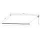 Toldo motorizado 350x250cm DECO tecido poliéster bege - X-METAL