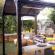 Abrigo para churrasco 180x224cm em alumínio preto e policarbonato cinzento AUSTIN - Canopia by Palram