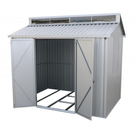 Abrigo de jardim em aluminio cinzento 4,80m² - Duramax