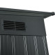 Abrigo para 4 bicicletas em metal antracite 4,2m² + kit de fixação X-METAL