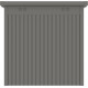 Abrigo de jardim em aço galvanizado Kosto 5,29 m² + kit de ancoragem – X-Métal