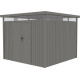Abrigo de jardim em aço galvanizado Kosto 8,64m² + kit de ancoragem - X-Metal