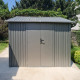 Abrigo de jardim em aço galvanizado Roka 9m² + Kit de ancoragem - X-METAL