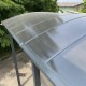 Carport alto antracite em alumínio 3,59x5,10m e policarbonato de 6mm