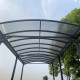 Carport alto antracite em alumínio 3,59x5,10m e policarbonato de 6mm