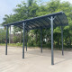 Carport alto em alumínio 3,59x6,36m e policarbonato de 6mm