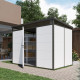 Abrigo de jardim modular isolado 3x2m perfil preto - pavimento incluído - Everbox