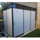 Abrigo de jardim modular isolado 3x2m perfil preto - pavimento incluído - Everbox
